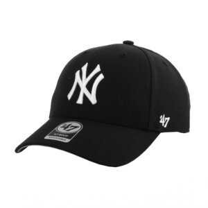 NEW ERA 47洋基NY白繡線第47章男棒球帽_黑色