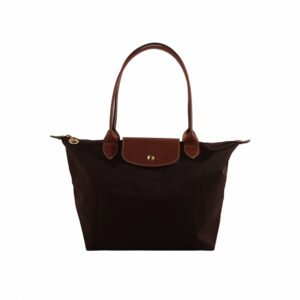 LONGCHAMP LE PLIAGE 長提把小型摺疊水餃包(可可咖)S