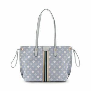 FIRANO 字母組合托特包(灰藍)