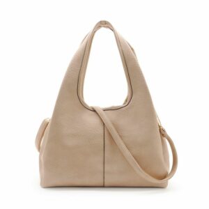 FIRANO  皮革手提/斜背兩用包(卡其米色)