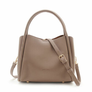 FIRANO 曲線皮革兩用包(咖褐色)