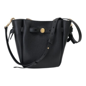 TORY BURCH-皮革斜背斜背包(黑)mini