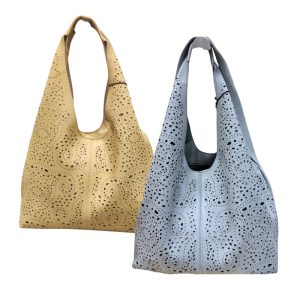 FIRANO-沖孔軟皮大肩背包(三色)